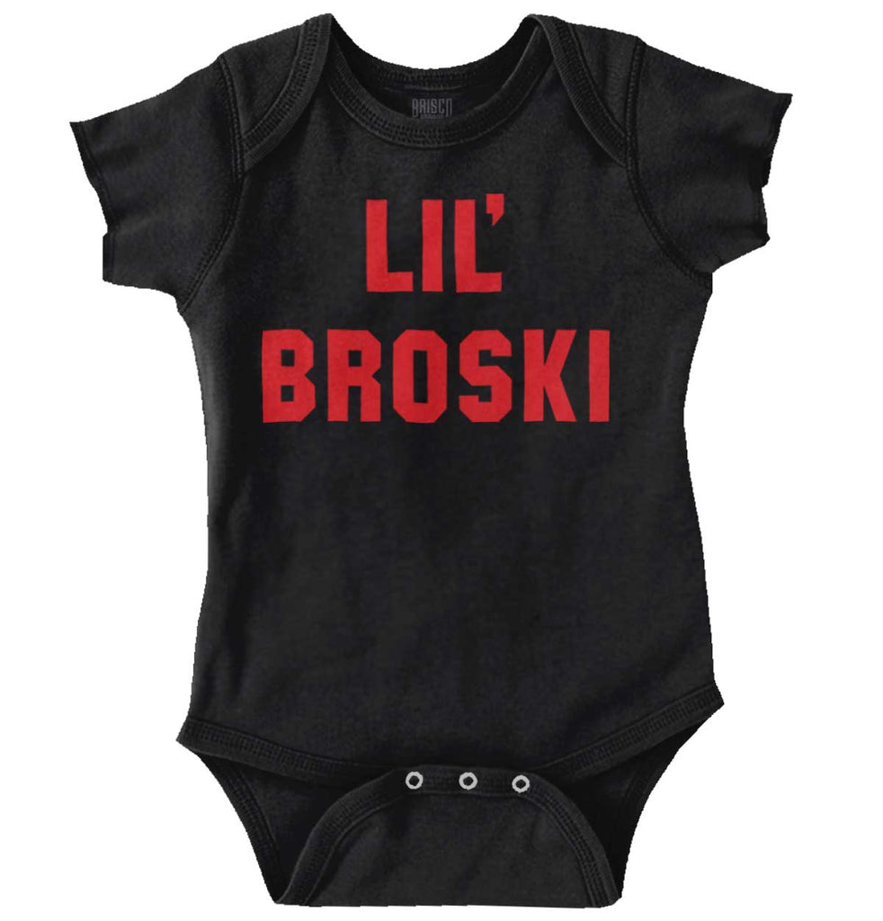Lil' Broski Romper Bodysuit-Direct To Garment Print-Brisco Baby