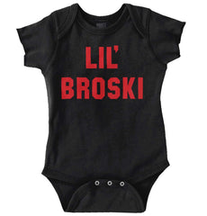 Lil' Broski Romper Bodysuit-Direct To Garment Print-Brisco Baby