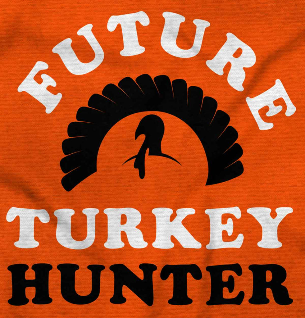 Future Turkey Hunter Romper Bodysuit-Direct To Garment Print-Brisco Baby