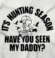 Where is Dad Hunting Infant Toddler T Shirt-Direct To Garment Print-Brisco Baby