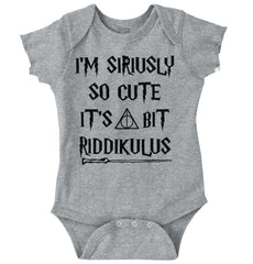 Seriusly Cute Romper Bodysuit-Direct To Garment Print-Brisco Baby
