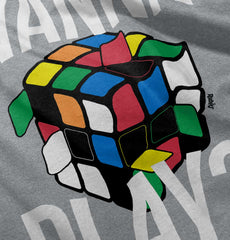 Wanna Play Rubik's Romper Bodysuit-Direct To Garment Print-Brisco Baby