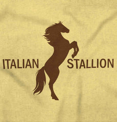 Italian Stallion Infant Toddler T Shirt-Direct To Garment Print-Brisco Baby