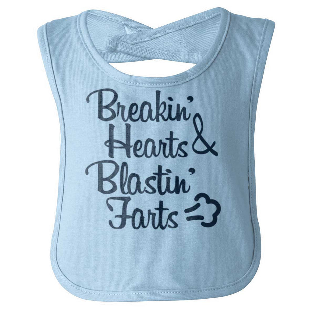 Blastin Farts Infant Baby Bib-Direct To Garment Print-Brisco Baby