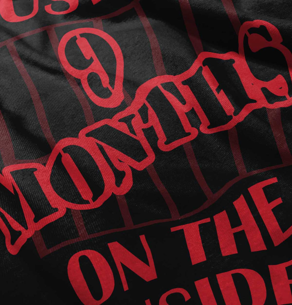 9 Months On The Inside Baby Polka Dot Skirt Dress-Direct To Garment Print-Brisco Baby