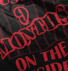 9 Months On The Inside Baby Polka Dot Skirt Dress-Direct To Garment Print-Brisco Baby