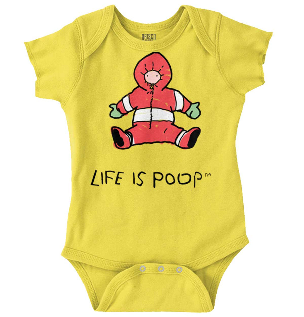Winter Jacket Romper Bodysuit-Direct To Garment Print-Brisco Baby