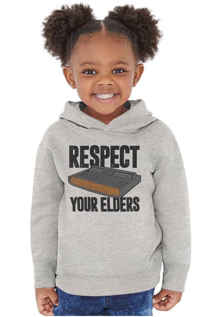 Respect Your Elders Dungeons Toddler Pullover Hoodie-Direct To Garment Print-Brisco Baby