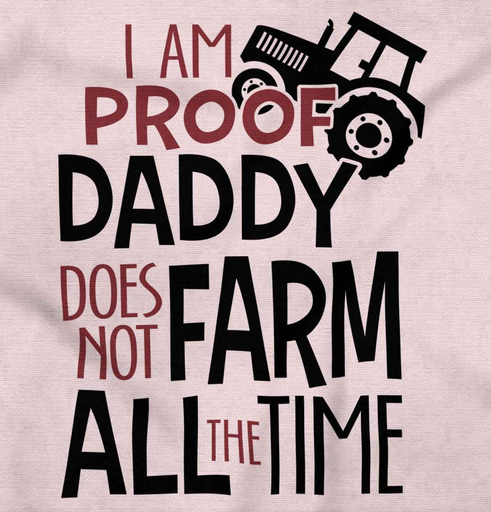 Farm All The Time Toddler Ruffled Trim T-Shirt-Direct To Garment Print-Brisco Baby