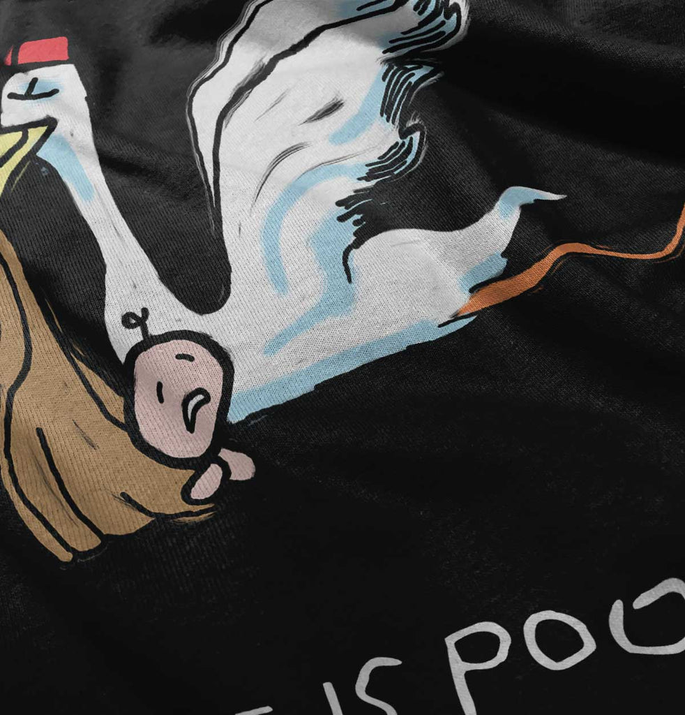 Stork Infant Toddler T Shirt-Direct To Garment Print-Brisco Baby