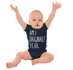 Am I Original? Romper Bodysuit-Direct To Garment Print-Brisco Baby