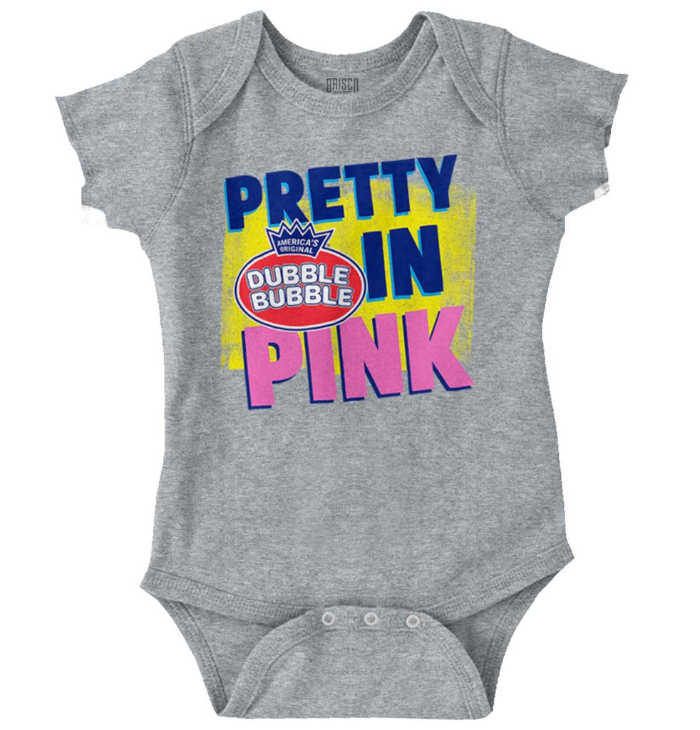 Pretty In Pink Romper Bodysuit-Direct To Garment Print-Brisco Baby