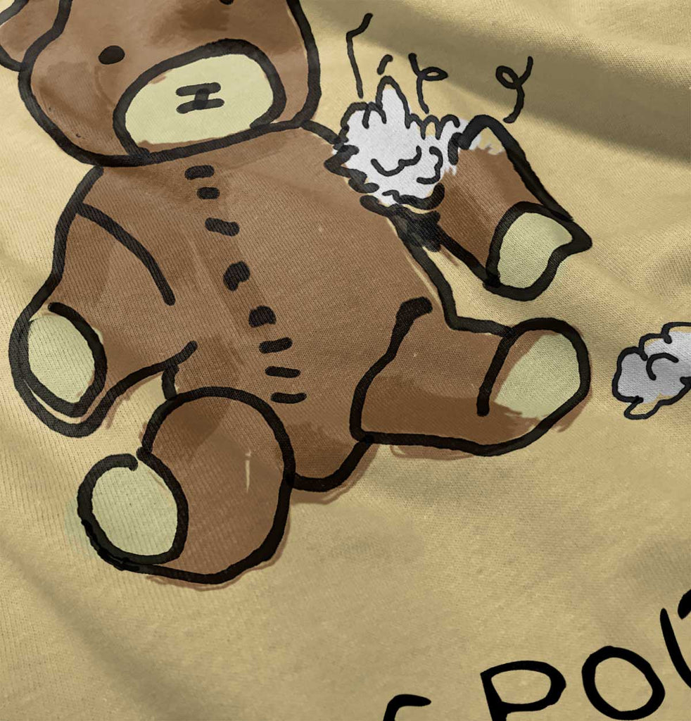Ripped Teddy Bear Romper Bodysuit-Direct To Garment Print-Brisco Baby
