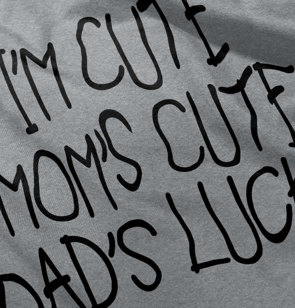 Dad's Lucky Infant Toddler T Shirt-Direct To Garment Print-Brisco Baby