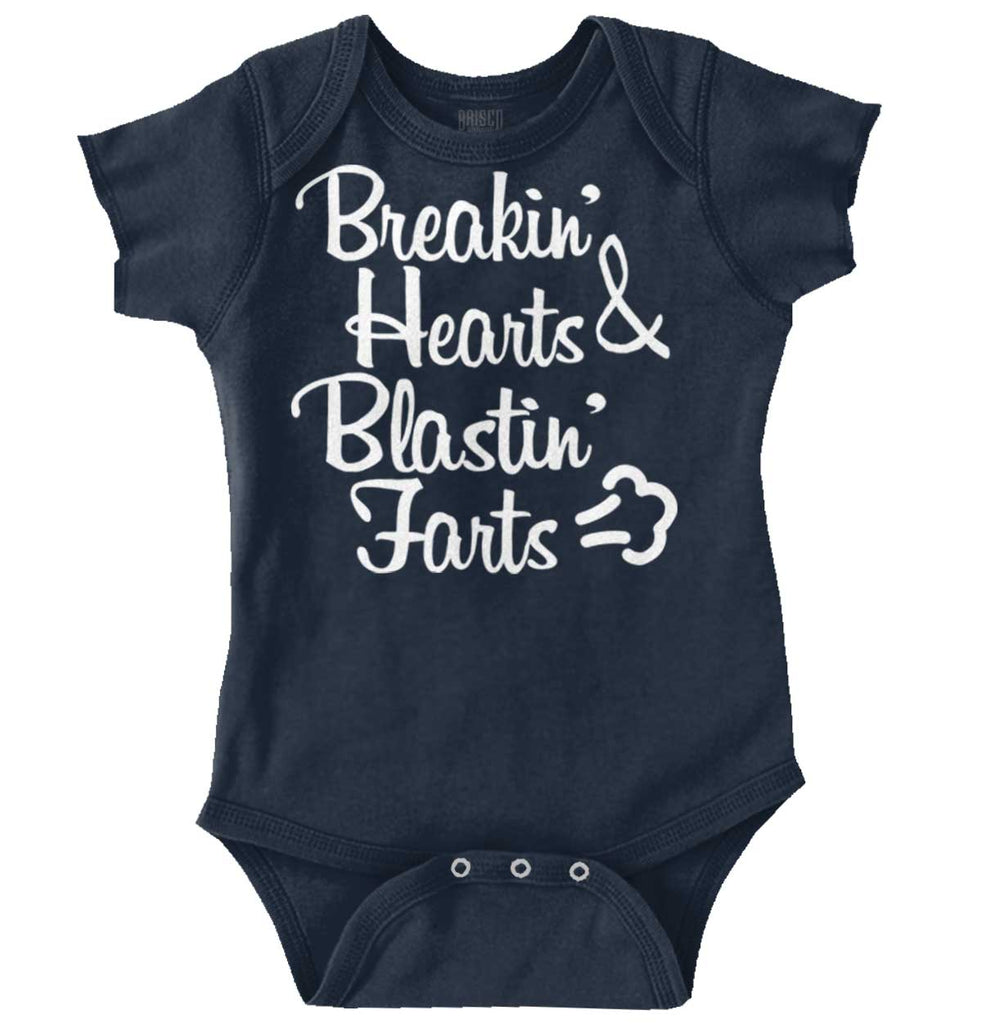 Blastin Farts Romper Bodysuit-Direct To Garment Print-Brisco Baby