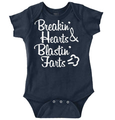 Blastin Farts Romper Bodysuit-Direct To Garment Print-Brisco Baby