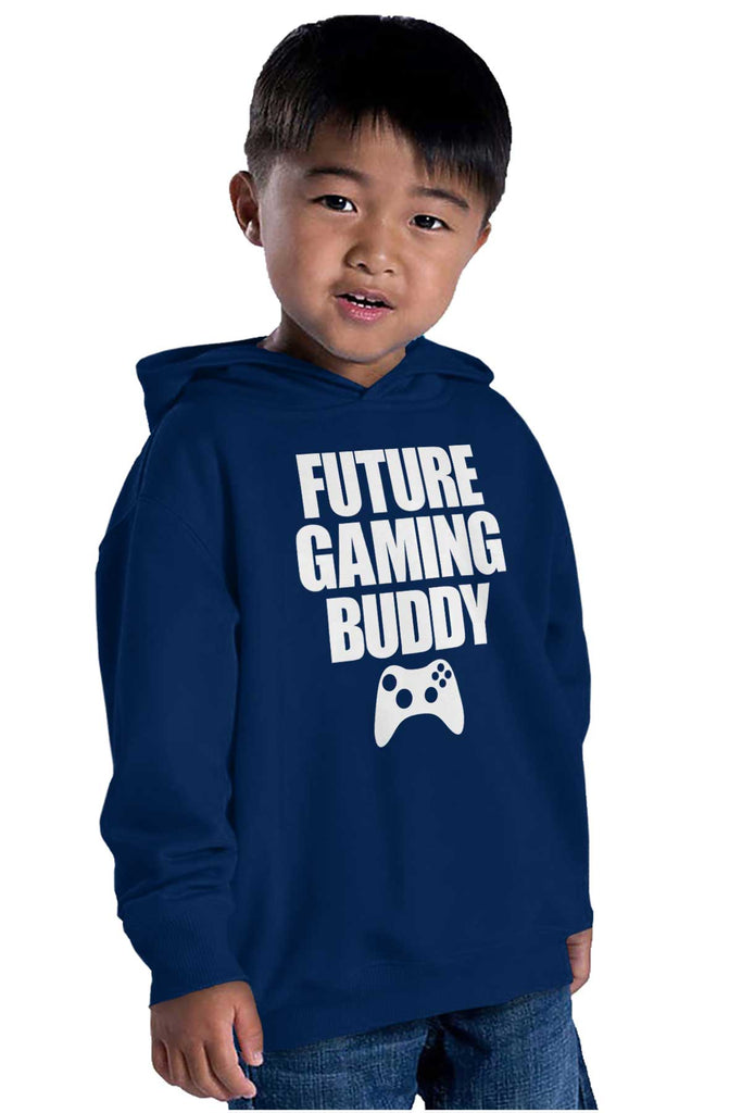 Future Gaming Buddy Toddler Pullover Hoodie-Direct To Garment Print-Brisco Baby