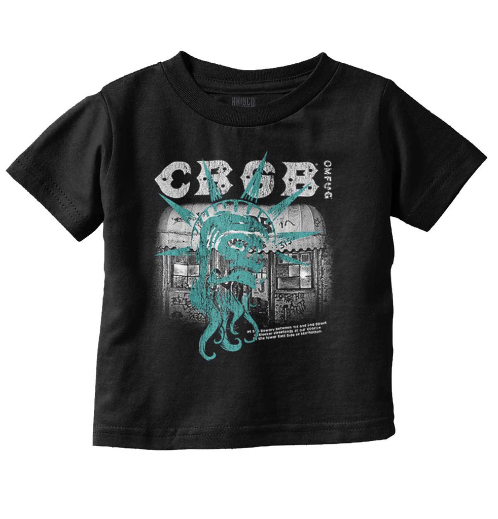 Liberty CBGB Infant Toddler T Shirt-Direct To Garment Print-Brisco Baby