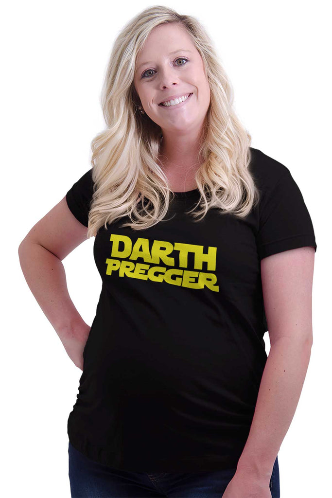 Darth Pregger Maternity T-Shirt-Direct To Garment Print-Brisco Baby
