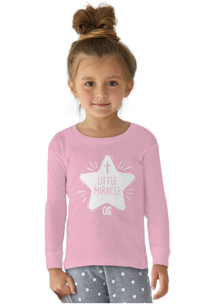 Little Miracle Solid Baby Pajama Top-Direct To Garment Print-Brisco Baby