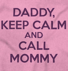 Call Mommy Infant Baby Bib-Direct To Garment Print-Brisco Baby