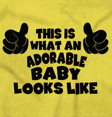 Adorable Looks Like Romper Bodysuit-Direct To Garment Print-Brisco Baby