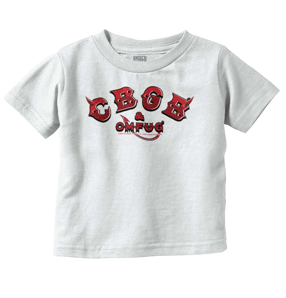 Devil of CBGB Infant Toddler T Shirt-Direct To Garment Print-Brisco Baby