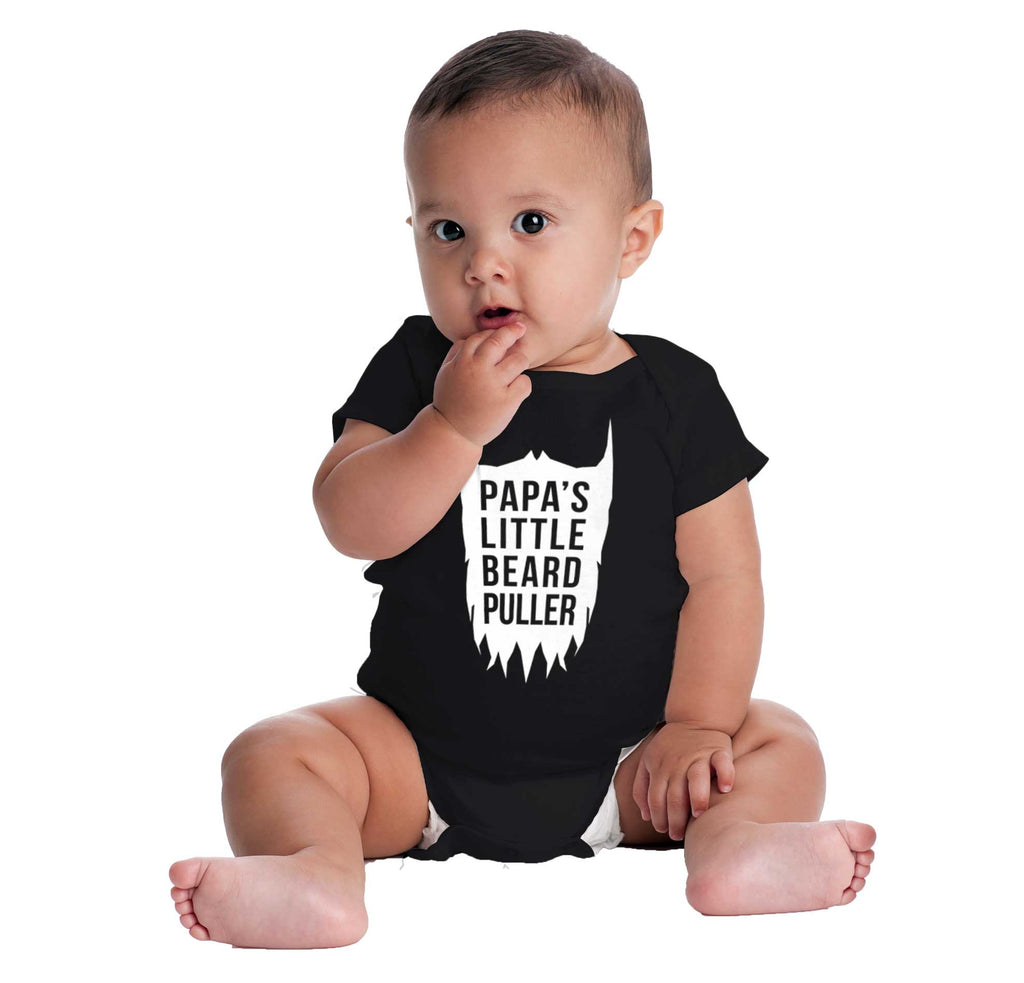 Papa's Little Bread Puller Romper Bodysuit-Direct To Garment Print-Brisco Baby