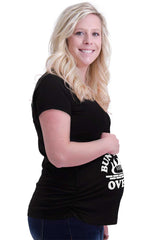 Bun In The Oven Maternity T-Shirt-Direct To Garment Print-Brisco Baby
