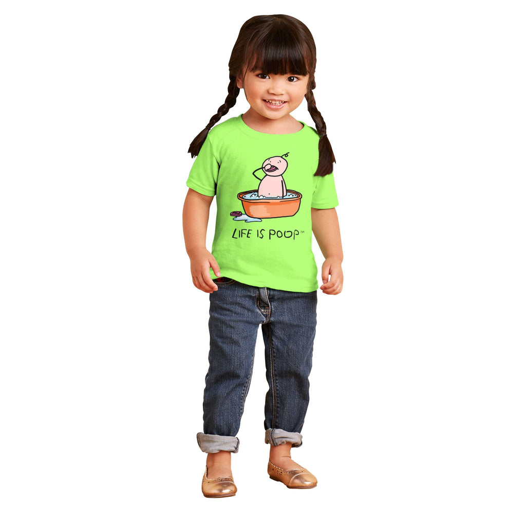 Eating Soap Infant Toddler T Shirt-Direct To Garment Print-Brisco Baby
