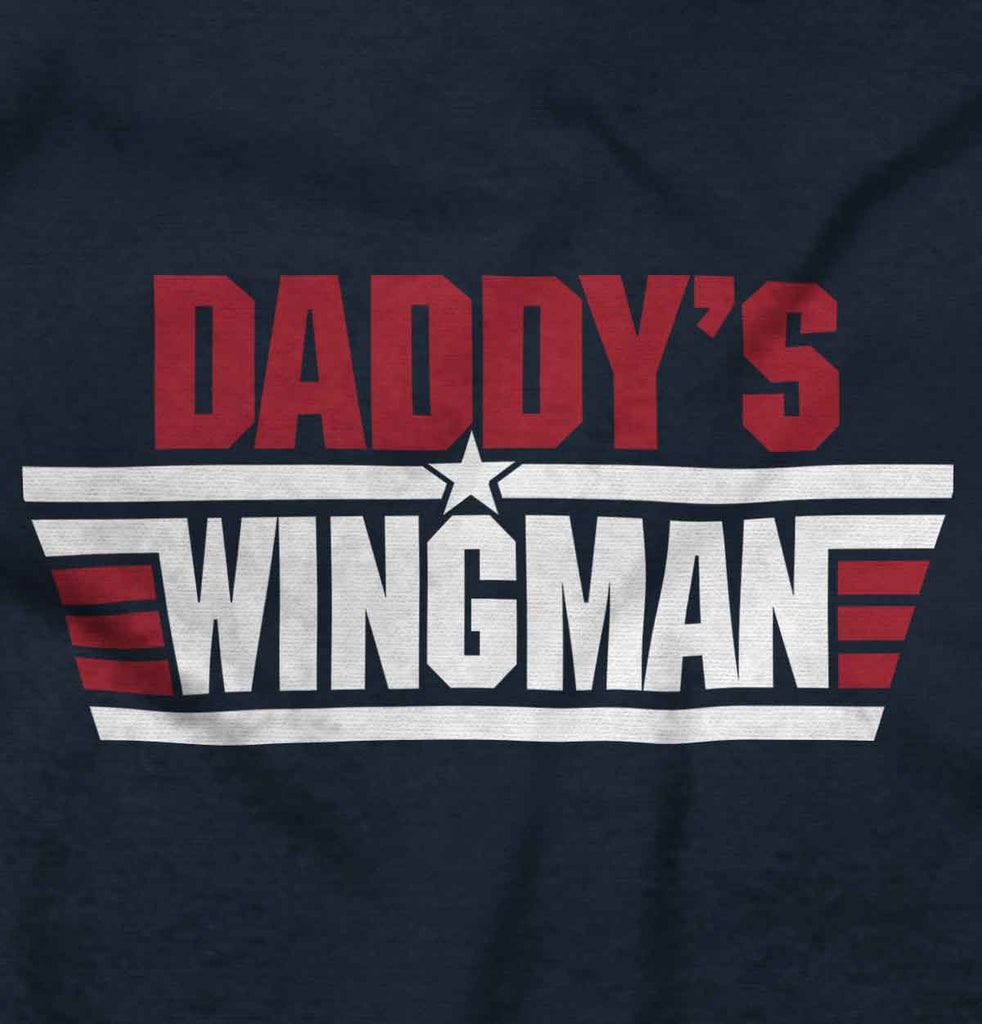 Daddy's Wingman Solid Baby Pajama Top-Direct To Garment Print-Brisco Baby