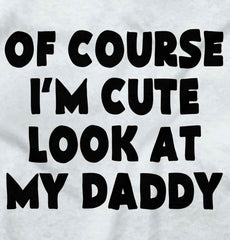 I'm Cute Romper Bodysuit-Direct To Garment Print-Brisco Baby