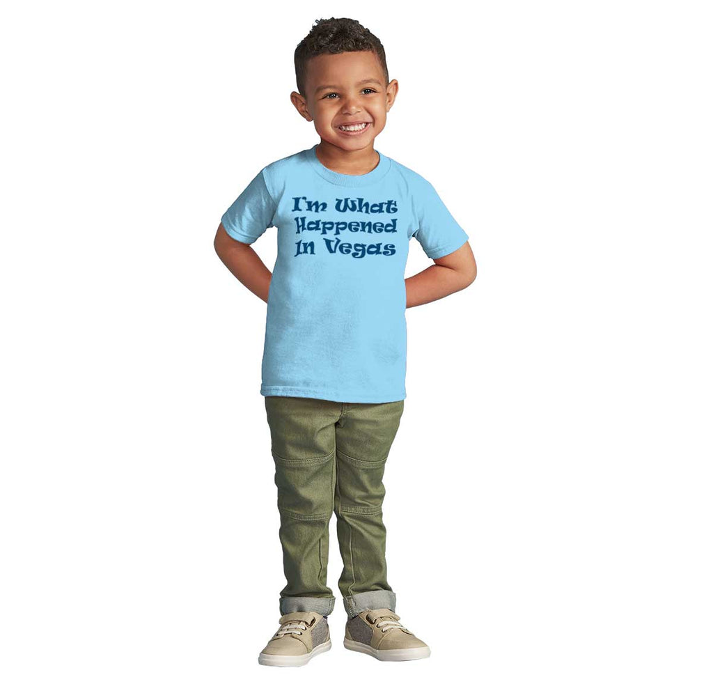 Happened In Vegas Infant Toddler T Shirt-Direct To Garment Print-Brisco Baby