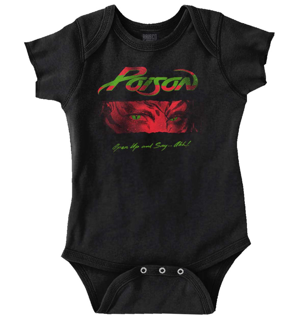 Poison Open Up And Say Aa Romper Bodysuit-Direct To Garment Print-Brisco Baby