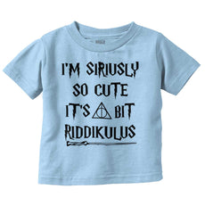 Seriusly Cute Infant Toddler T Shirt-Direct To Garment Print-Brisco Baby