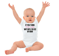 Im Cute Romper Bodysuit-Direct To Garment Print-Brisco Baby