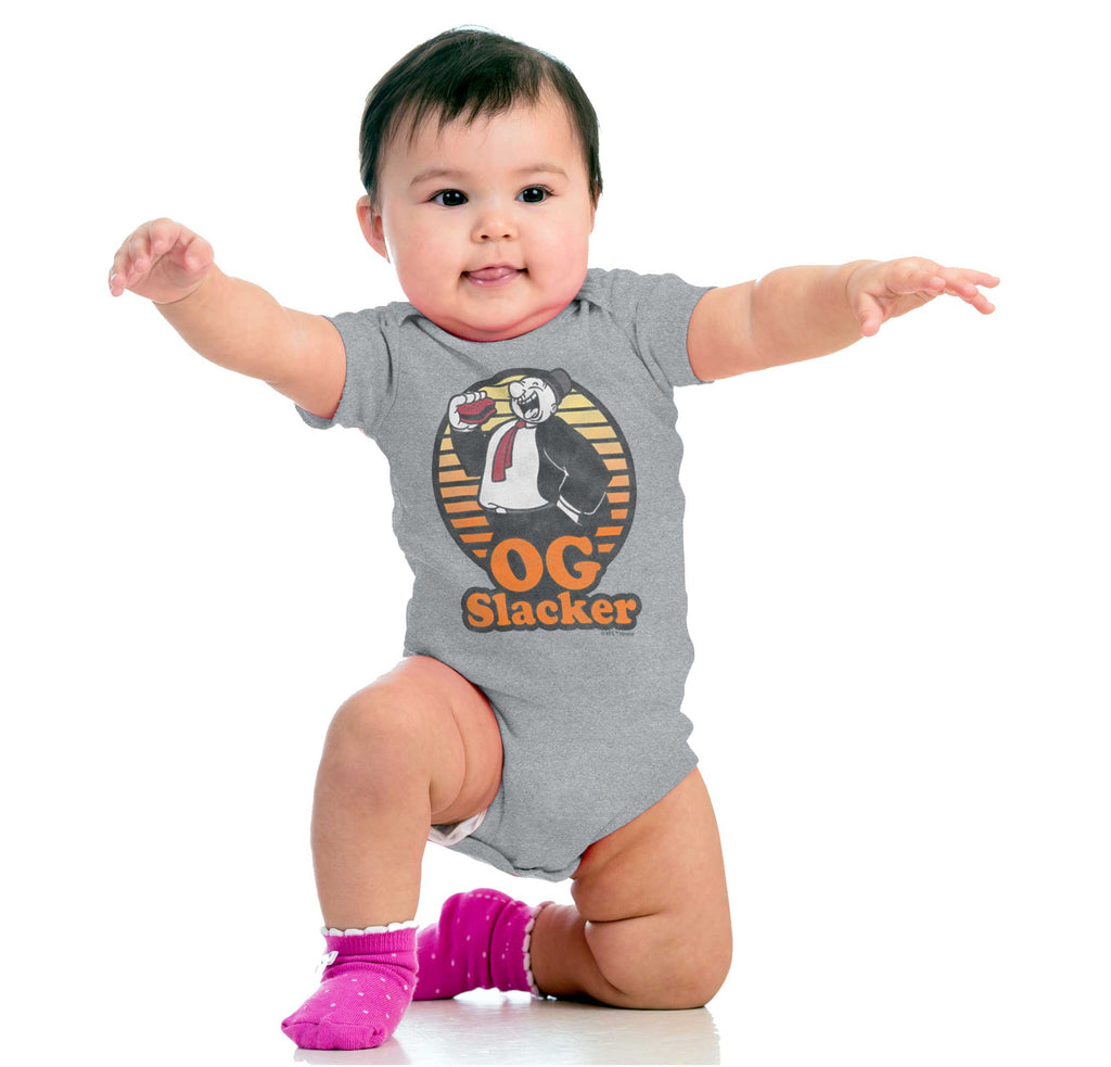 OG Slacker Romper Bodysuit-Direct To Garment Print-Brisco Baby