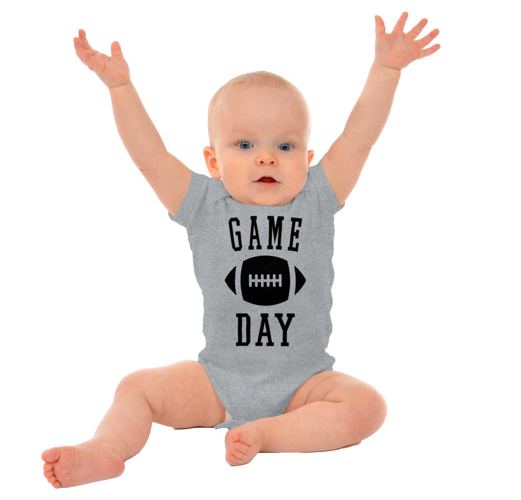 Game Day Romper Bodysuit-Direct To Garment Print-Brisco Baby