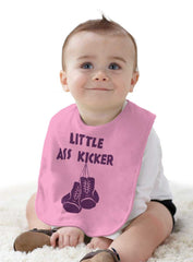 Little Ass Kicker Infant Baby Bib-Direct To Garment Print-Brisco Baby