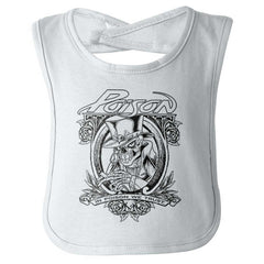 In Poison We Trust Infant Baby Bib-Direct To Garment Print-Brisco Baby