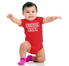 Cousin Crew Romper Bodysuit-Direct To Garment Print-Brisco Baby