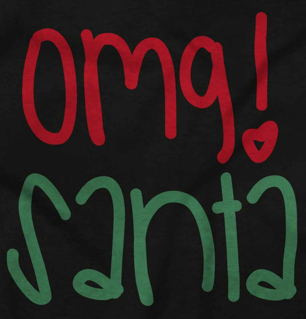 OMG Santa Infant Toddler T Shirt-Direct To Garment Print-Brisco Baby