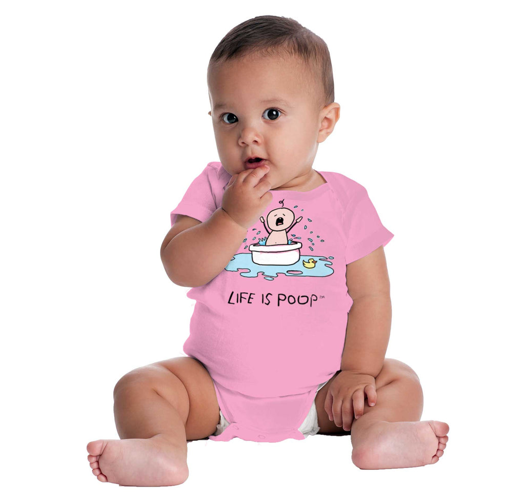 Crying Bath Romper Bodysuit-Direct To Garment Print-Brisco Baby