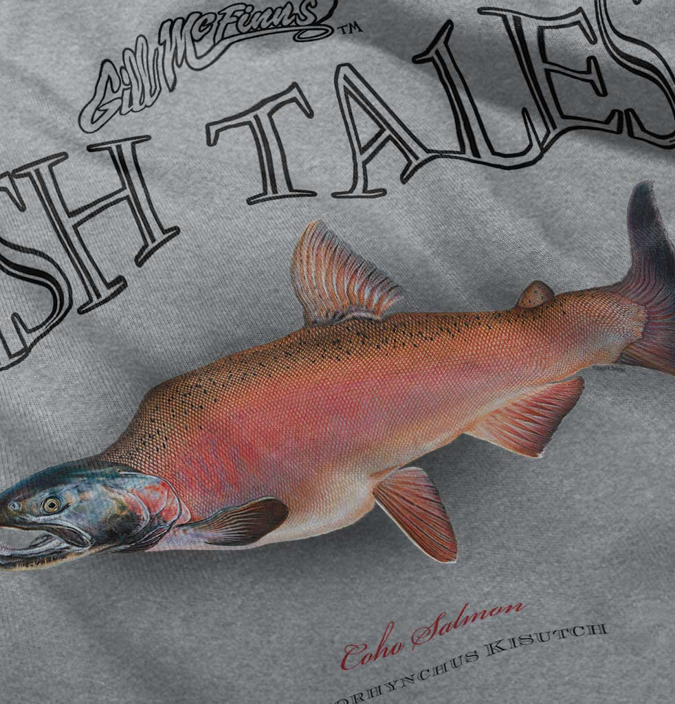 Coho Salmon Infant Toddler T Shirt-Direct To Garment Print-Brisco Baby