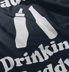 Drinking Buddy Infant Toddler T Shirt-Direct To Garment Print-Brisco Baby