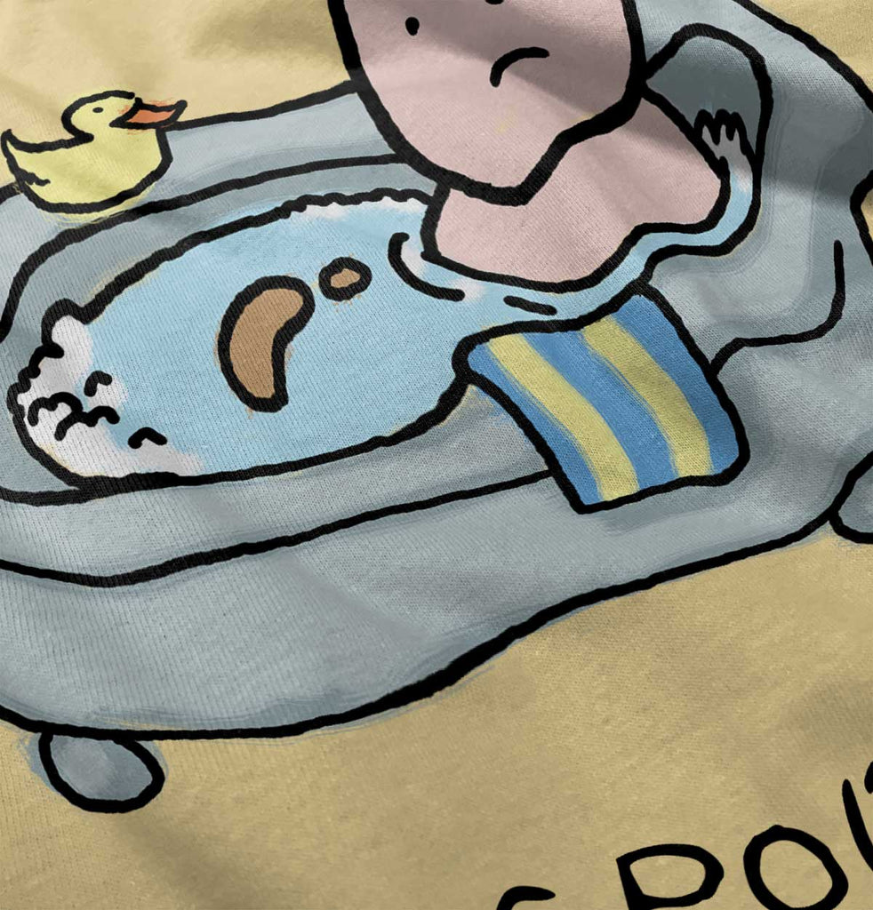 Poop in Bath Romper Bodysuit-Direct To Garment Print-Brisco Baby