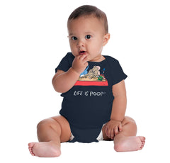 Dog Sandbox Romper Bodysuit-Direct To Garment Print-Brisco Baby