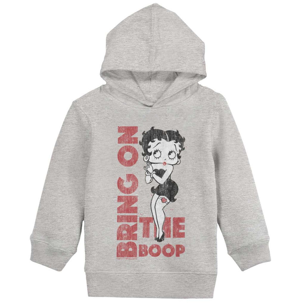 Bring The Boop Toddler Pullover Hoodie-Direct To Garment Print-Brisco Baby