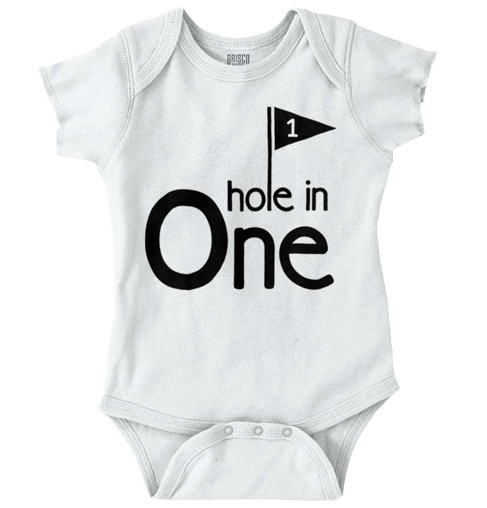 Hole In One Romper Bodysuit-Direct To Garment Print-Brisco Baby
