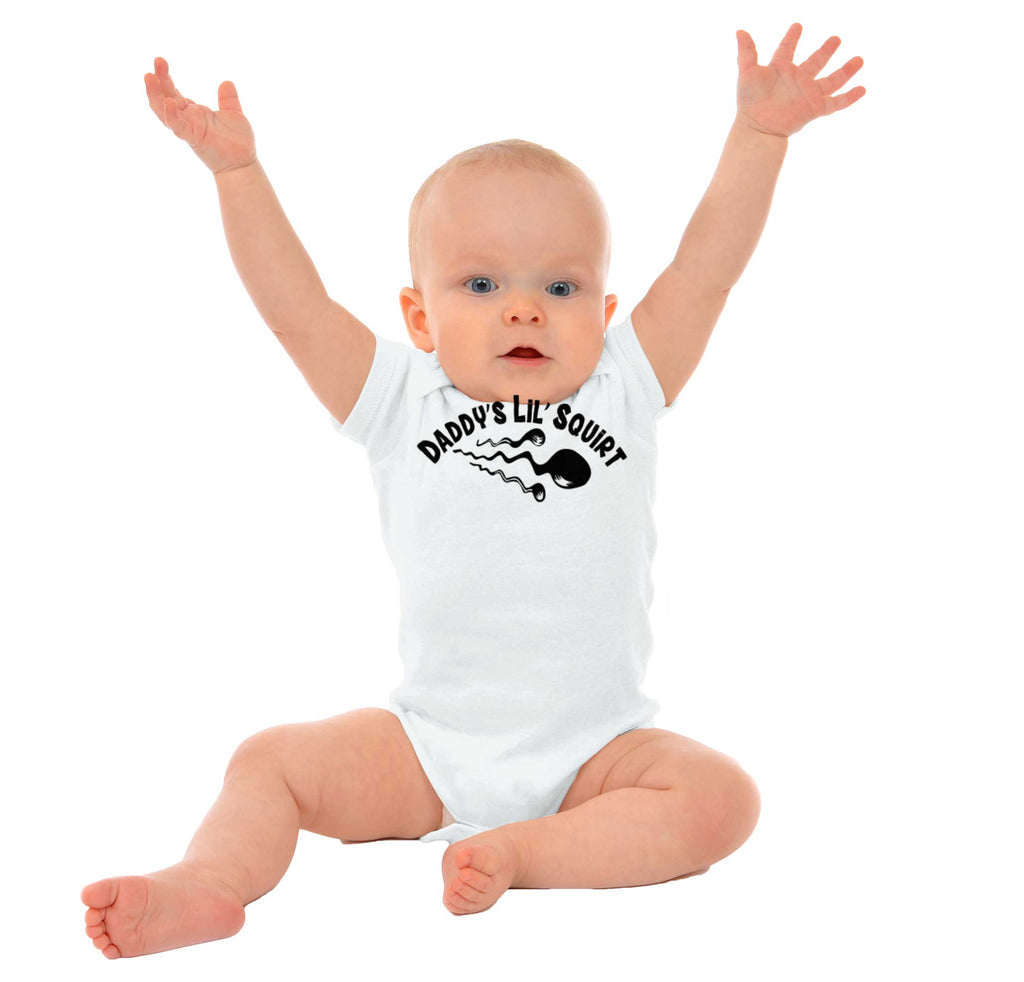 Lil Squirt Romper Bodysuit-Direct To Garment Print-Brisco Baby